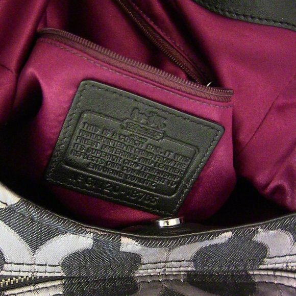 Silver COACH Shoulder Purse/ Handbag - Picture 9 of 9